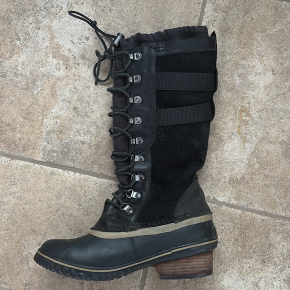 Sorel Women’s Conquest Carly ll Waterproof Duck Snow Boots NL2273-011 SIZE 8 - Picture 7 of 8